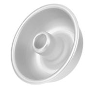 Toyvian Aluminum Alloy Chiffon Cake Pan Non-Stick Baking Mold Smooth Design Easy Demold for Home Fondant Chocolate Biscuits Dessert Making