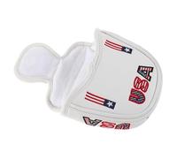Toyvian America Golf Putter Cover Durable High Density Mallet Head Protector for Center Shaft Putter Lightweight Design for Daily Practice Tournaments Club Head Cover
