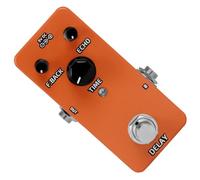 Toyvian Analog Delay Guitar Effect Pedal Mini Electric Guitar Digital Stereo Delay Effect Bass with Orange Housing and Supply