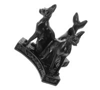 Toyvian Ancient Egyptian Bastet Cat Resin Statue Crystal Ball Display Holder Base Stand Decorative Figurine for Home Office Bar Secret