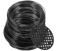 Toyvian Anodized Bonsai Wire Kit Black Garden Training Wire Flexible Bendable for Tree Shaping DIY Crafting Horticulture Pruning and Branch Styling