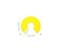 Toyvian Anti-bite Parrot Collar Protective Neck Cone for Bird Stylish Yellow S Bird Neck Decor Easy to Wear for Injury Healing and Prevention