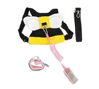 Toyvian Anti Lost Leash Safety Harness Set Toddler with Adjustable Leash and Heavy-Duty Clips Skin-Friendly Polyester Fiber for Kids Walking Outdoors