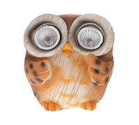 Toyvian Antique Finish Solar Charming Outdoor Decoration for Gardens Patios and Courtyards Energy Efficient Solar Lamp with Realistic Design for Friends and Family