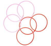 Toyvian Aquarium Floating Duckweed Rings 6Pcs for Fish Tank Plant Isolation Circles Suitable for Aquatic Plants and Fish Feeding