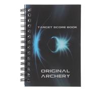 Toyvian Archery Scoring Notebook for Practice and Target Sessions with Spiral Bound Paper, Abs Plastic Cover, Precise Session Tracking and Performance Analysis for Compound Bow and Archery
