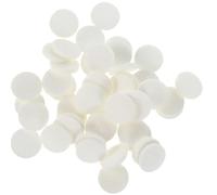 Toyvian Aroma Pendant Pads Cotton Essential Oil Diffuser Refill Pads 30mm White Fiber Replacement for Car Aromatherapy Diffusers 200pcs Supplies