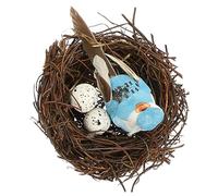 Toyvian Artificial Bird Nest Rattan Bird Nests for Tree for Crafts Garden Decor Ornaments for Outdoor Plants Random Color