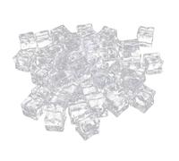 Toyvian Artificial Fake Ice Cubes Acrylic Ice Cubes Irregular Square 15mm 18mm 60pcs Photo Props for Photography and Display