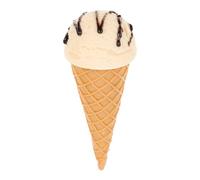 Toyvian Artificial Ice Cream Simulation Ice Cream Model Vanilla Cone Party Decoration Photography Prop