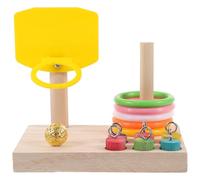 Toyvian Assorted Colour Plastic Parrot Cage for Daily Play Training Bird Plaything Designed to Pet Bird Mood Solve Puzzles for Parrots Random Color