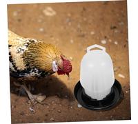 Toyvian Automatic Chicken Water Feeder Chicken Water Dispenser for Poultry Chick Waterer with Buckle Design for Farm Use and Home