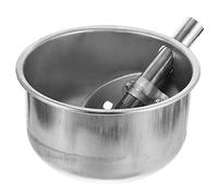 Toyvian Automatic Stainless Steel Pig Drinking Water Bowl Large Capacity Splash Livestock Waterer for Pigs Cattle Horses Sheep Farm Use