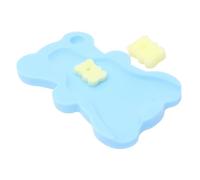 Toyvian Baby Bath Mat for Toddlers and Newborns Pu Sponge Cartoon Shape Bath Sponge Cushion Keeps Baby Floating on Water Safe and Soft Random Color