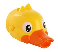 Toyvian Baby Faucet Extender and Faucet Water Chute for Toddlers, Plastic Sink Handle Extender in Yellow, Universal Fit for Easy Hand Washing