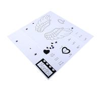 Toyvian Baby Monthly Milestone Blanket Photo Prop Wings Pattern Blanket Banquet Carpet Cotton Muslin Toddler Growth