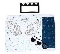 Toyvian Baby Photo Blanket Flannel Monthly Milestone Blanket, Photo Prop for Tracking Newborn Growth and Commemorating Baby's First Year
