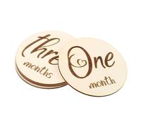 Toyvian Baby Record Book 6pcs Monthly Milestone Cards Photo Props for Newborns Fashionable