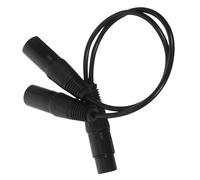 Toyvian Balanced Xlr Splitter Cable Female to Male Audio Adapter Wire for Microphone Speaker Studio Use Balanced Signal Transmission Versatile Multichannel Audio Distribution Plug and Play