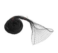 Toyvian Balcony Cat Protective Netting 3x4m Black Wire-Reinforced Anti-Fall Fence Net Pet Barrier for Outdoor Safety and Escape Prevention