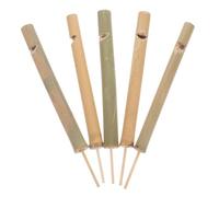 Toyvian Bamboo Bird Whistles Set with Precise Bird Call Simulation 5pcs and Good Sound Quality Interactive Whistle Slide Musical Instruments for Beginners and Nature Lovers at Party