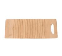 Toyvian Bamboo Laundry Scrubbing Board 40x15x1.5cm Vintage Washboard