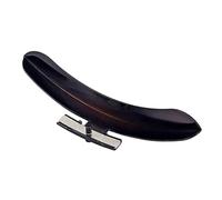 Toyvian Banjo Armrest Replacement Zinc Alloy Single Leg Banjo Part Accessory Black Pickguard (ha17)