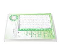 Toyvian Banjo Chord Chart Laminated Poster with Finger Diagrams Banjo Scale Chart for Beginners Practice Accessory for Music Learning