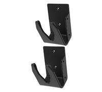 Toyvian Barcode Scanner Holder Plastic Adjustable Wall Mounted 2pcs for Black Cradle Easy Installation and Secure Mounting, Compatible Warehouse Retail Use Wireless Scanners