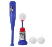 Toyvian Baseball Training Set with Safe Plastic Ball Launcher Bat and Ball for Indoor and Outdoor Play Enhances Batting Skills and Coordination for Boys and Family Fun and Exercise