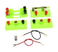 Toyvian Basic Electricity Discovery Circuit Kit for High School Students Educational Science for Physics Labs Interactive Electronics Learning Tool with Comprehensive Accessories for Stem