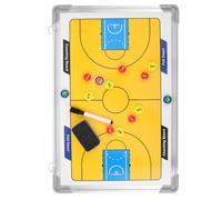 Toyvian Basketball Coaching Board with Aluminum Alloy Frame, Portable Basketball Training and Formation Board for Court Strategy Planning and Match Analysis
