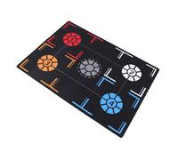 Toyvian Basketball Footwork Training Mat Thick Non Slip Pad for Indoor Dribbling and Exercise Lightweight Mat with Stable Grip Surface for Youth and Adult Skill Improvement