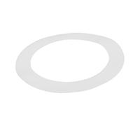 Toyvian Bass Drum Hoop Protector White Self-adhesive Bass Drumhead Edge Reinforcement Ring