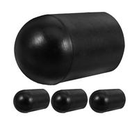 Toyvian Bass Endpin Rubber Cap Protector for Cello Endpin Non-Slip Pad 4 Pieces, Suitable for Upright Bass Tailpiece and Music Studio Use
