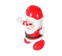 Toyvian Battery Operated Dancing Santa Electric Christmas Doll for Holiday Party Favor Plastic Construction Safe Festive Decoration for Desk Table Car Xmas Gift