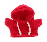 Toyvian Bear Plush Clothes for Small Dogs and Stuffed Animals Soft Hoodie Outfit for Christmas Creative Doll Wardrobe Accessory for Plush Toys