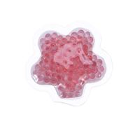 Toyvian Beauty Flower Shape Hot Cold Gel Ice Pack 8cm Pink for Breast Therapy and Reusable Cold Breastcare Pack Suitable for Physiotherapy and Postpartum Recovery