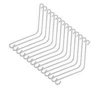 Toyvian Beehive Spring Clips Essential Beekeeping Tool 14pcs Stainless Steel Burrfree Surface and Quick Assembly Hive Frame Connectors for Secure Hive Assembly for Wooden Frames