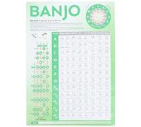 Toyvian Beginner Banjo Chord Chart Large Size Banjo Chord Diagram Learning and Practicing Tool