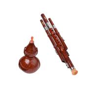 Toyvian Beginner Chinese Flute Characteristic Durable Hulusi Safe Wind Instrument for Adults Boys and Girls