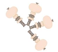 Toyvian Beginner Friendly Ukulele Tuners 4pcs Tuners Metal Pegs Easy to Use Tuning Tools