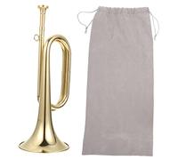 Toyvian Beginner Trumpet Bugle School Band Trumpet Military Orchestra Bugle Copper Minutiae Wind Instrument