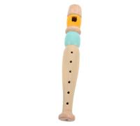 Toyvian Beginner Wooden Flute Instrument for Woodwind Recorder Authentic Sound Educational Musical Instrument Supporting Early Learning and Music Exploration