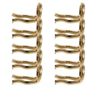 Toyvian Bicycle Brake Caliper Cotter Pin Stainless Steel 10pcs with Quick Heat Dissipation and Shock Absorption for Mountain Bike and Urban Commuting Replacement