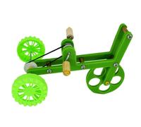 Toyvian Bike Material Friendly Environmental Metal with Creative Training Made of Plastic and Funny Design, Gift Play and Education Parrot for Birds for Pet