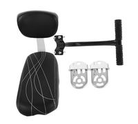 Toyvian Bike Seat with Backrest and Armrest Rear Mounted Riding Cushion for Family Cycling Comfortable Saddle for Mountain Bikes and Outdoor Adventures