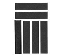 Toyvian Billiard Cue Tip Sander and Burnisher Repair Kit with 1 Bamboo Handle Shaper and 5 Replacement Sandpapers for Snooker and Pool Cue Maintenance