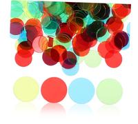 Toyvian Bingo Chips Set of 400 Mixed Color Bingo Markers for Game Cards 3/4 Inch Size for Group Activities