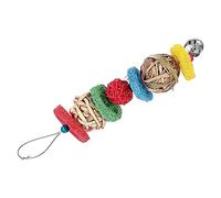 Toyvian Bird Hanging Chew for Parrots and Caged Birds Durable Biting String for Stress Relief and Teeth Grinding for Interactive Play and Cage Entertainment